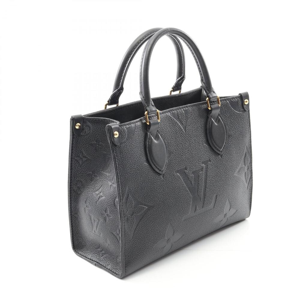 Louis Vuitton Handbag Black OnTheGo Leather Monogram Empreinte